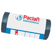 Мешки для мусора 60 л, черные, в рулоне 50 шт., ПНД, 6,2 мкм, 800х600 мм, PACLAN Professional, 604078 в Электростали