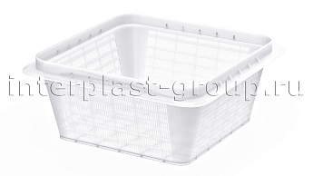 Контейнер сетчатый для куботейнера для меда и икры белый в Электростали