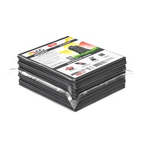 Мешки для мусора 160 л, серые, в пачке 10 шт., ПВД, 40 мкм, 900х1100 мм, i-Bag в Электростали