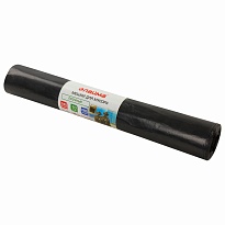 Мешки для мусора 240 л, черные, в рулоне 10 шт., ПВД 50 мкм, 1400х900 мм, LAIMA, 605337 в Электростали