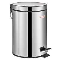 Ведро-контейнер для мусора (урна) с педалью LAIMA Classic, 3 л, со съемным внутренним ведром в Электростали