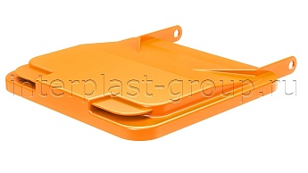 Комплект крышки для контейнера 120 л. оранжевая  оранжевый в Электростали