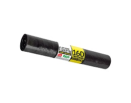 Мешки для мусора 160 л, черные, в рулоне 25 шт., ПВД, 40 мкм, 1100х800 мм, GRIFON, 101-030 в Электростали