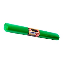Мешки для мусора 180 л, зеленые, в рулоне 10 шт., ПВД, 50 мкм, 1100х900 мм, МЕШКОFF, 4458 в Электростали