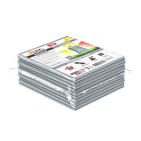 Мешки для мусора 160 л, светло-серые, в пачке 10 шт., ПВД, 40 мкм, 900х1100 мм, i-Bag в Электростали